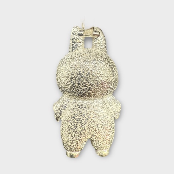 Silver Labubu Pendant Necklace - Picture 5 of 8